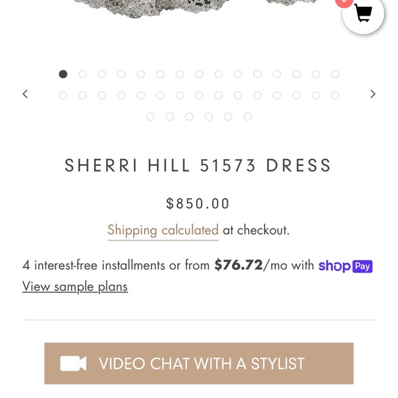 This was worn once to prom. Bought for $850 selling for $500. Size 12 - Picture 2 of 3